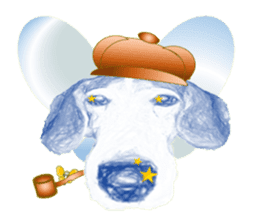 fairy beagle sticker #12137550