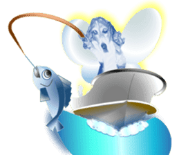 fairy beagle sticker #12137565