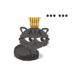 Miss AB Chiao & 3 cats. Part 2 sticker #12138716