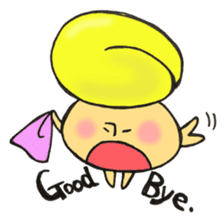 English version, Mr. firewood mushroom,3 sticker #12138729