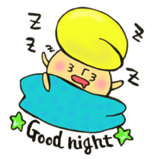 English version, Mr. firewood mushroom,3 sticker #12138730