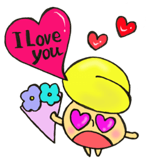 English version, Mr. firewood mushroom,3 sticker #12138736