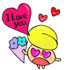 English version, Mr. firewood mushroom,3 sticker #12138736