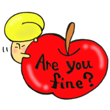 English version, Mr. firewood mushroom,3 sticker #12138737