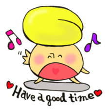 English version, Mr. firewood mushroom,3 sticker #12138743