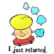 English version, Mr. firewood mushroom,3 sticker #12138746