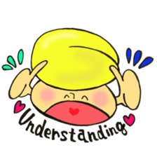 English version, Mr. firewood mushroom,3 sticker #12138748