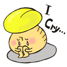 English version, Mr. firewood mushroom,3 sticker #12138752