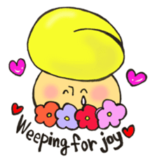 English version, Mr. firewood mushroom,3 sticker #12138753