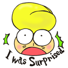 English version, Mr. firewood mushroom,3 sticker #12138760