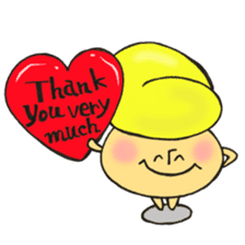 English version, Mr. firewood mushroom,3 sticker #12138762