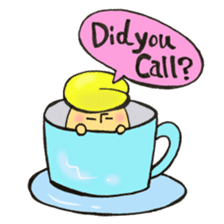 English version, Mr. firewood mushroom,3 sticker #12138765