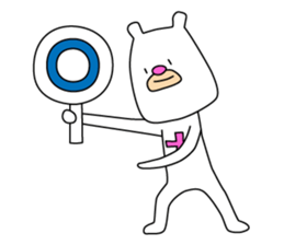 Bear like a Nagoyan (Nagoya dialect) sticker #12138848