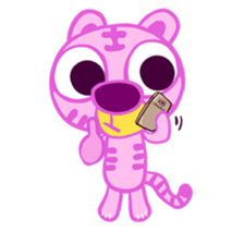 Pink Tiger 'Rangi' sticker #12138972