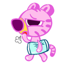 Pink Tiger 'Rangi' sticker #12138985