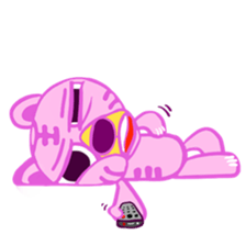 Pink Tiger 'Rangi' sticker #12138995