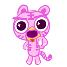 Pink Tiger 'Rangi' sticker #12139002
