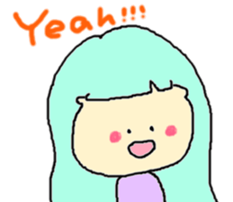 cute pop happy sticker sticker #12139308