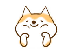 Shiba Inu Dog Shinbe 2 sticker #12139529