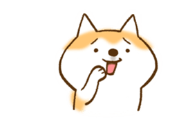 Shiba Inu Dog Shinbe 2 sticker #12139530