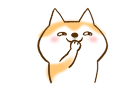 Shiba Inu Dog Shinbe 2 sticker #12139532