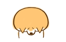 Shiba Inu Dog Shinbe 2 sticker #12139535