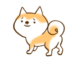 Shiba Inu Dog Shinbe 2 sticker #12139545