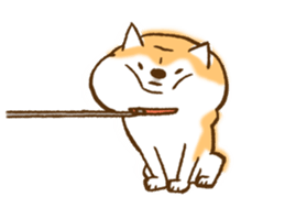 Shiba Inu Dog Shinbe 2 sticker #12139547