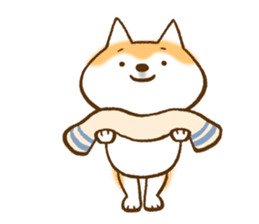 Shiba Inu Dog Shinbe 2 sticker #12139554