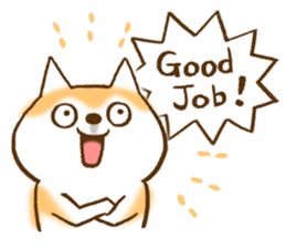 Shiba Inu Dog Shinbe 2 sticker #12139555