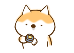 Shiba Inu Dog Shinbe 2 sticker #12139563