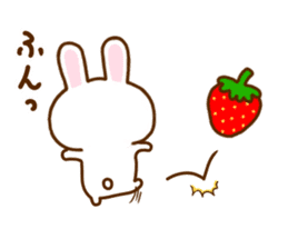 Rabbit Strawberry 10 sticker #12139984