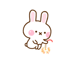 Rabbit Strawberry 10 sticker #12140000