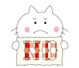 Cats to happiness sticker #12140074