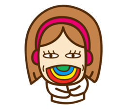 Lovely couple their first love (English) sticker #12140211