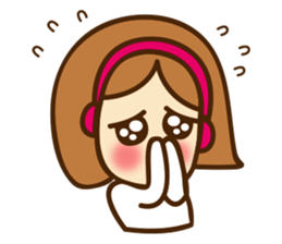 Lovely couple their first love (English) sticker #12140214