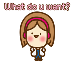 Lovely couple their first love (English) sticker #12140216