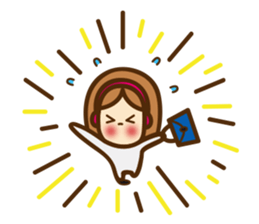 Lovely couple their first love (English) sticker #12140227