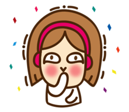 Lovely couple their first love (English) sticker #12140230