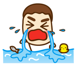 Lovely couple their first love (English) sticker #12140233