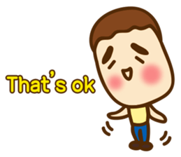 Lovely couple their first love (English) sticker #12140235