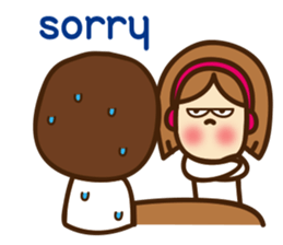 Lovely couple their first love (English) sticker #12140236