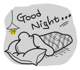 The daily life of a lazybones. no.1 sticker #12140700