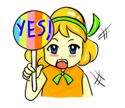 Puffy Palmy Little Girl (Eng Version) sticker #12140966