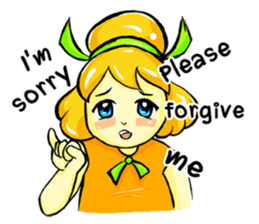 Puffy Palmy Little Girl (Eng Version) sticker #12140968