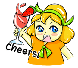 Puffy Palmy Little Girl (Eng Version) sticker #12140971