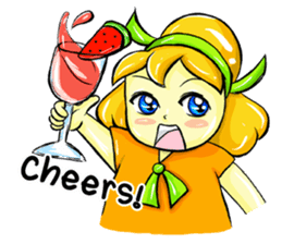 Puffy Palmy Little Girl (Eng Version) sticker #12140971