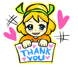 Puffy Palmy Little Girl (Eng Version) sticker #12140973