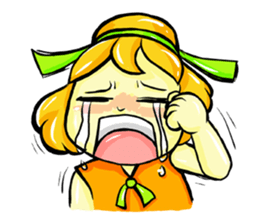 Puffy Palmy Little Girl (Eng Version) sticker #12140974