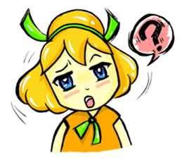 Puffy Palmy Little Girl (Eng Version) sticker #12140975